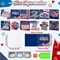 12 Pack 4th of July Diamond Painting Greeting Card Kits Patriotic Diamond Art Cards with Envelopes Memorial Day Red White Blue 5D Rhinestones Painting Making Kits for Adults DIY Craft Gifts